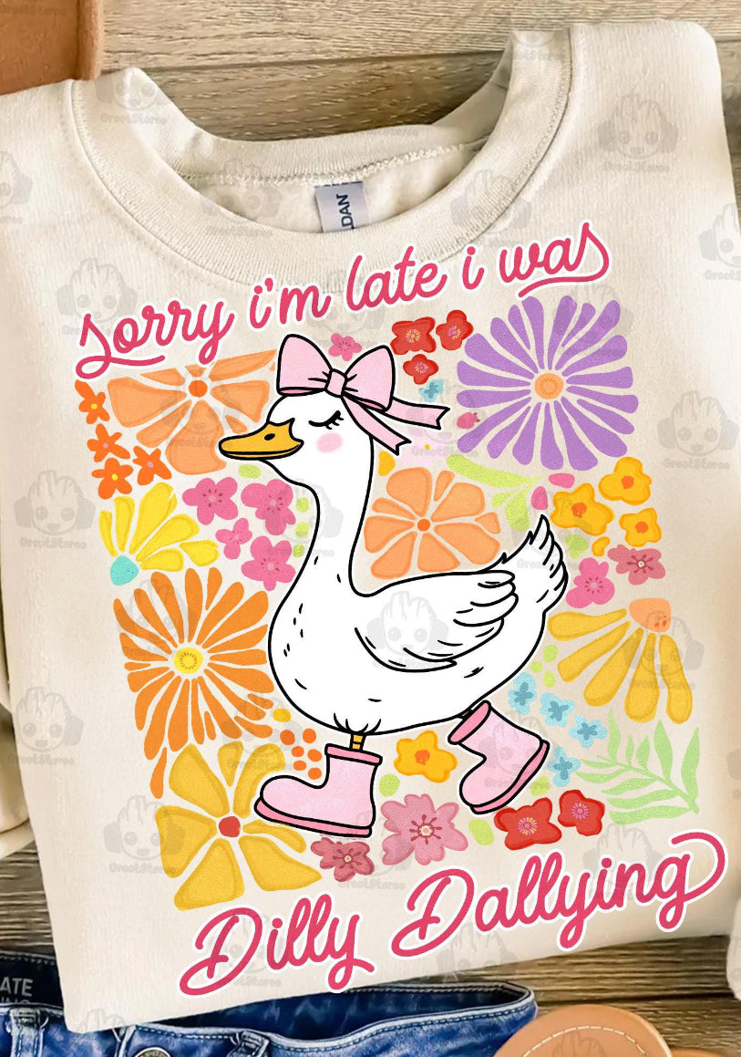 Sorry I’m late