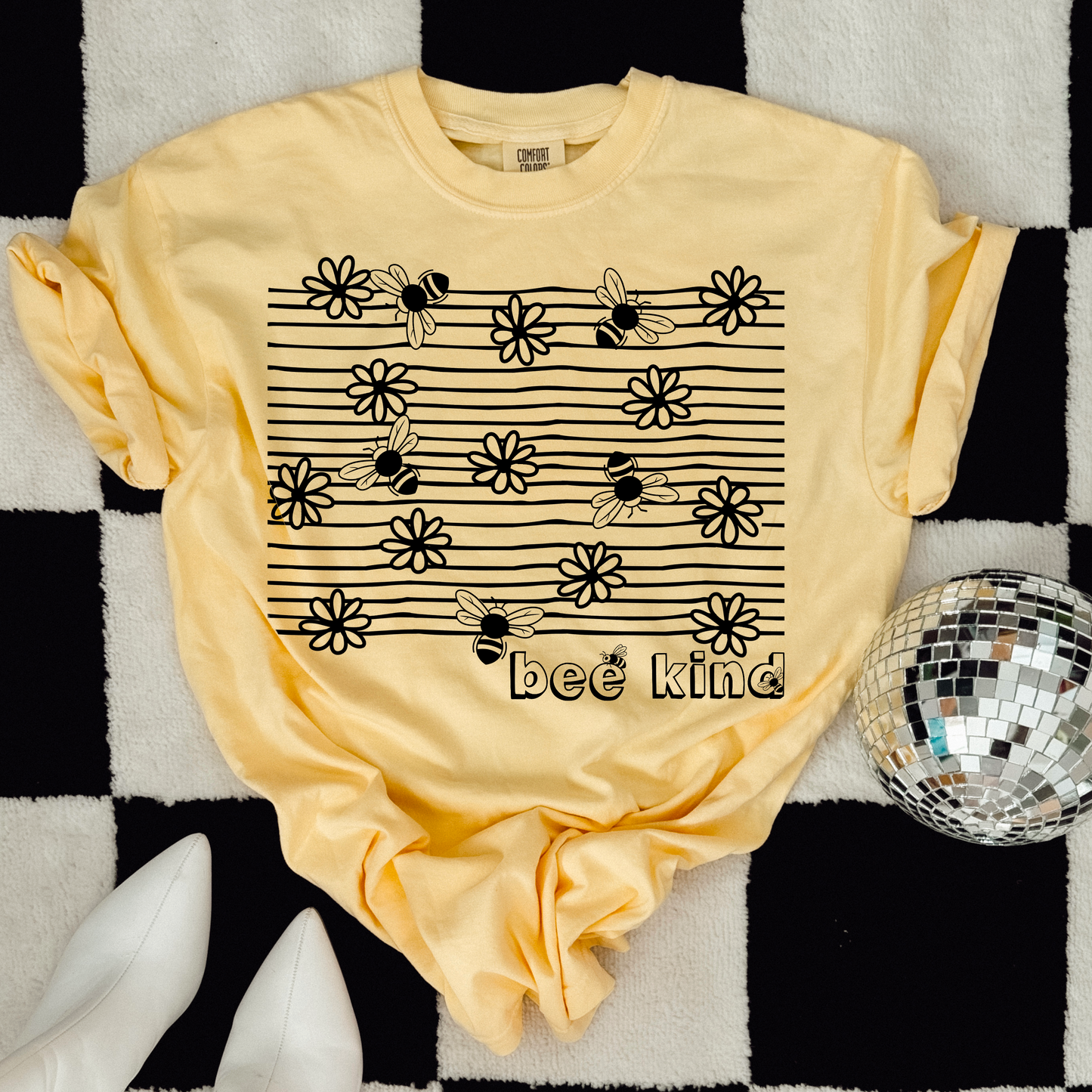 Bee Kind (with flowers)