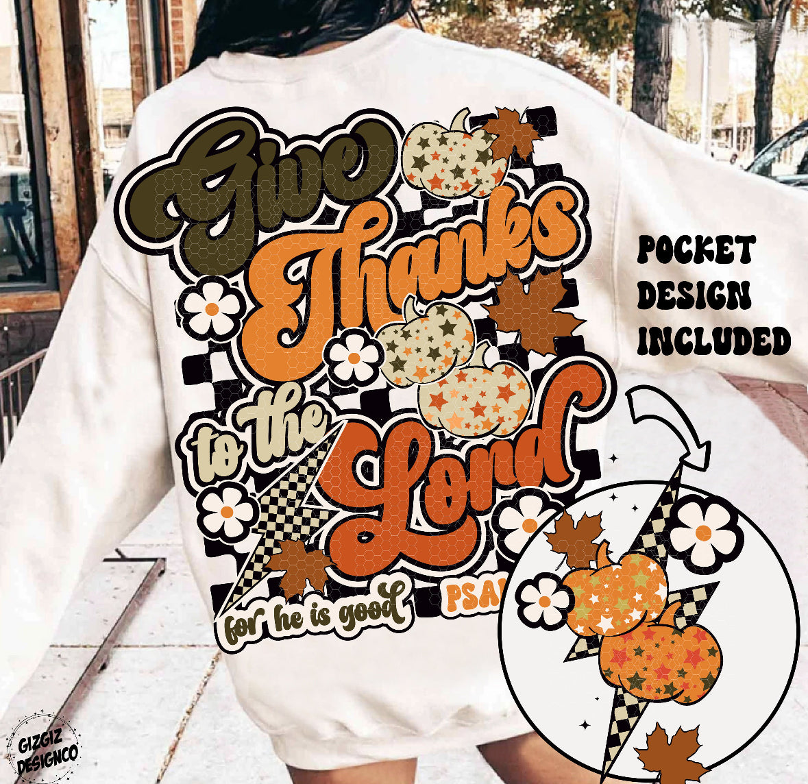 Give thanks (front & back)