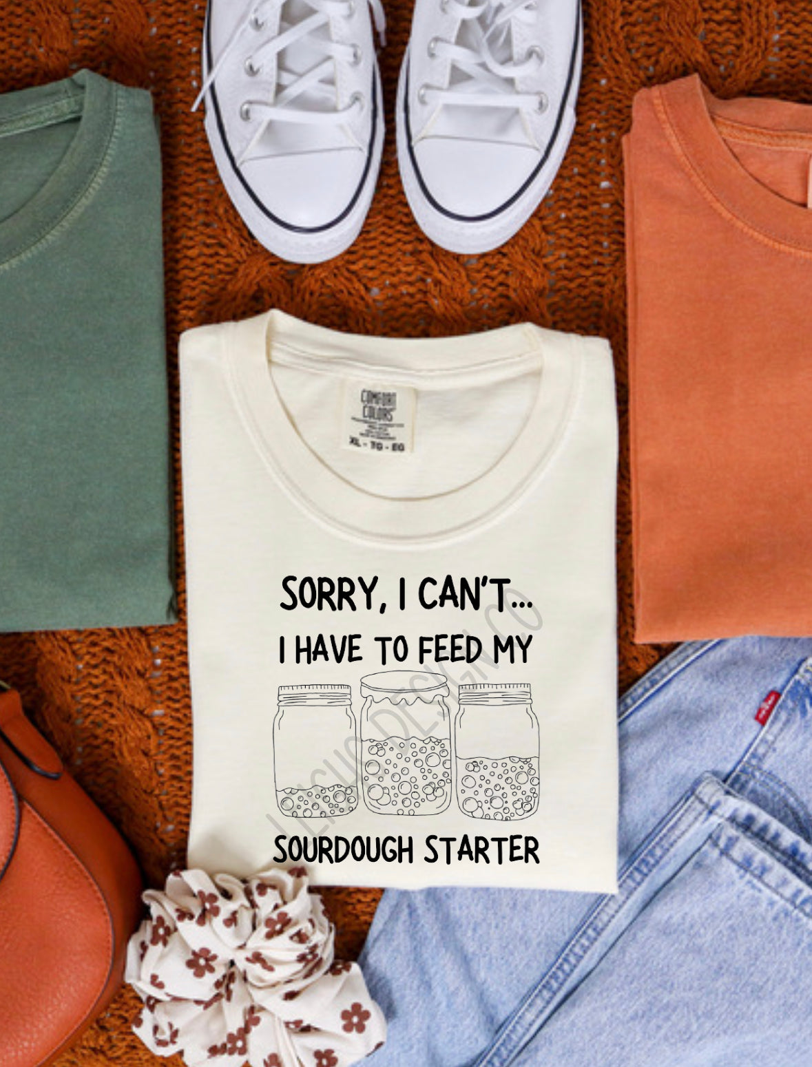 Sorry I can’t I have to feed my sourdough starter