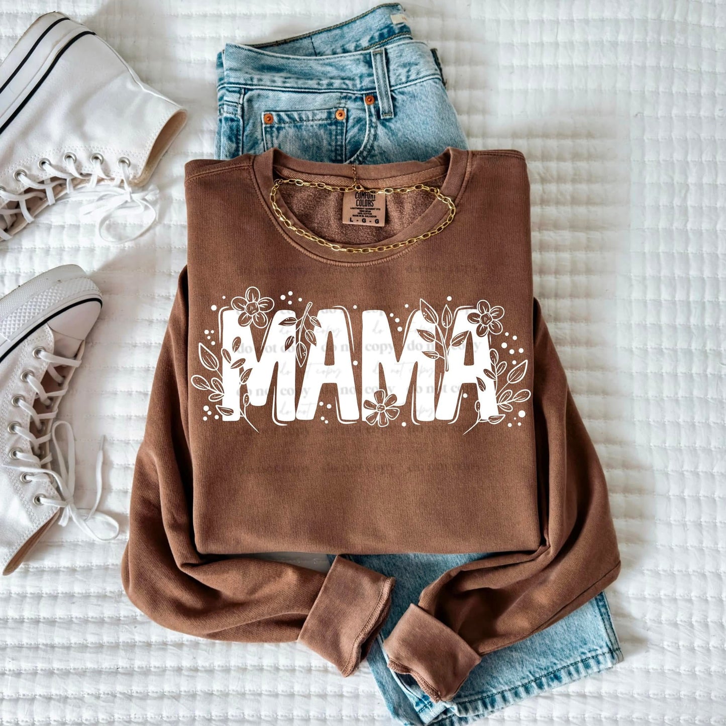 White floral mama