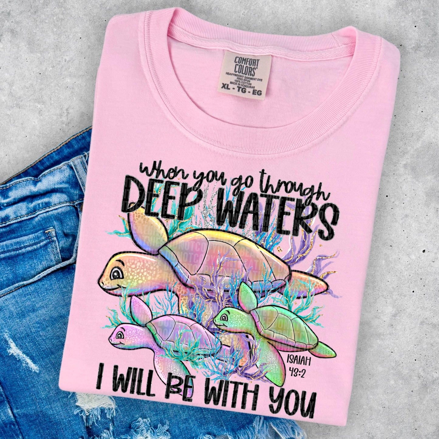When you go through deep waters