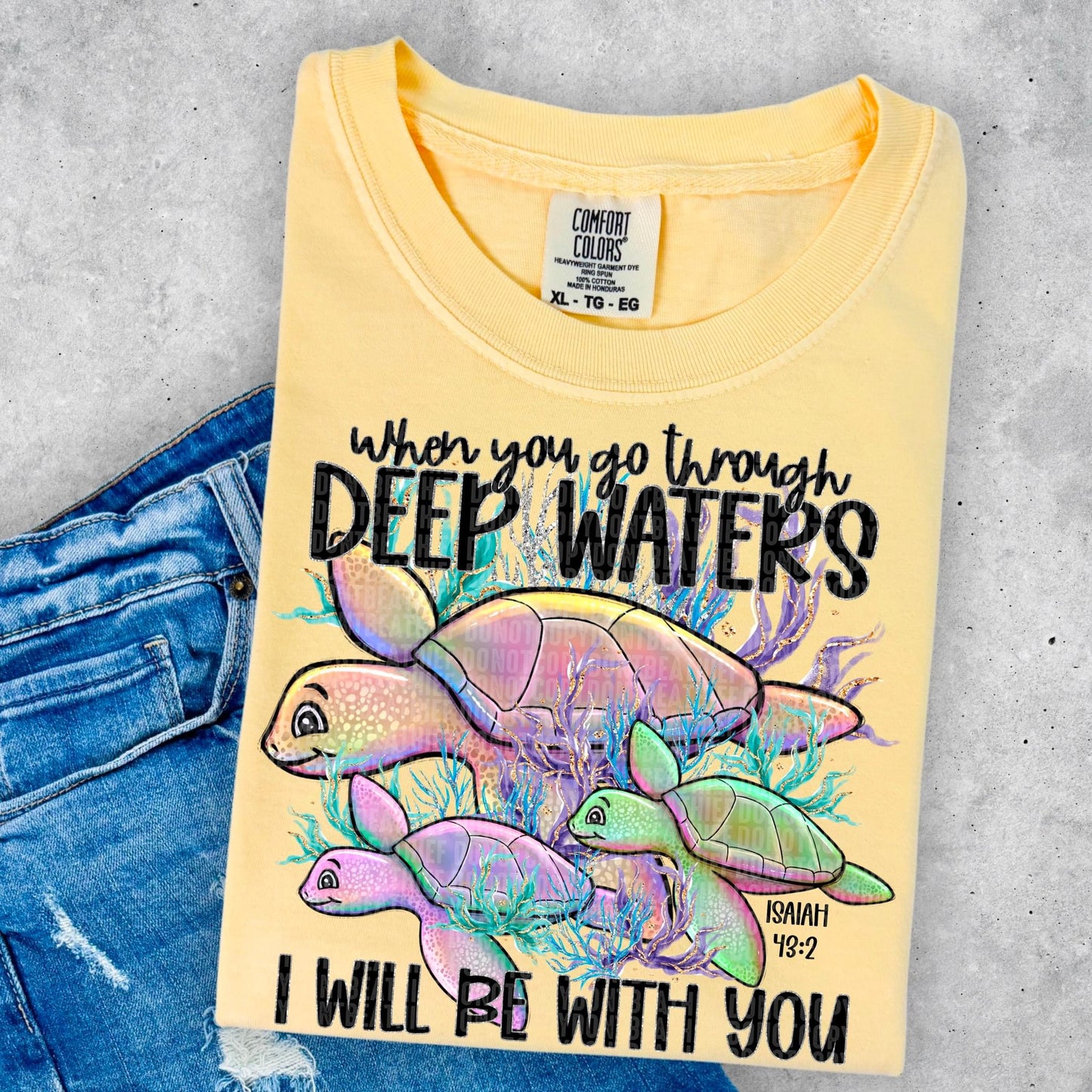 When you go through deep waters