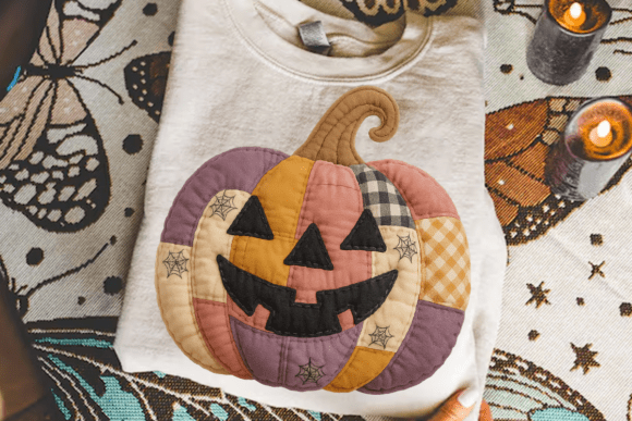 Vintage Patchwork Pumpkin