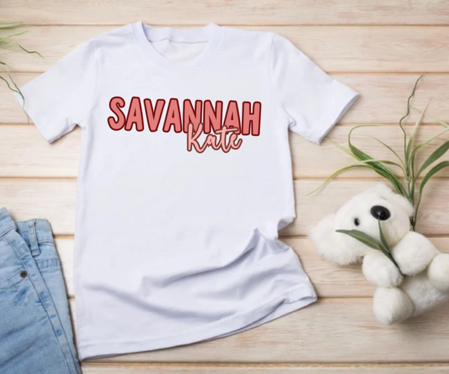 Kids Custom Name (Pink)