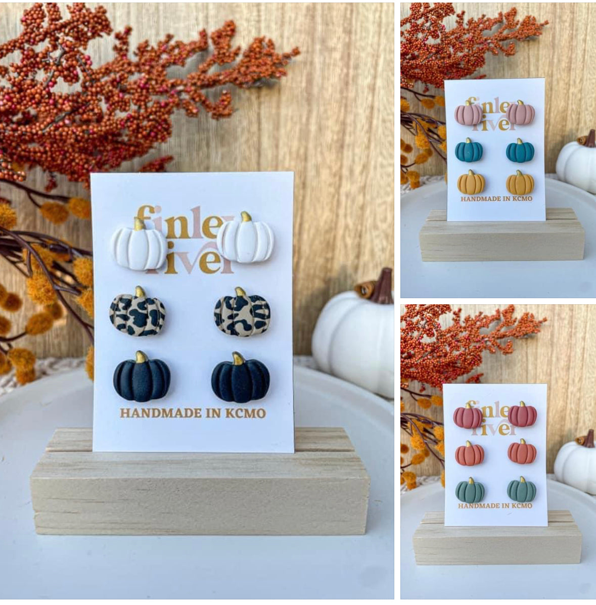 Pumpkin Earrings