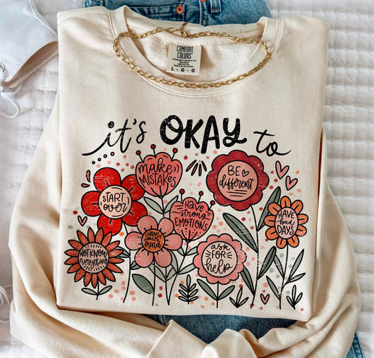 It’s okay to..