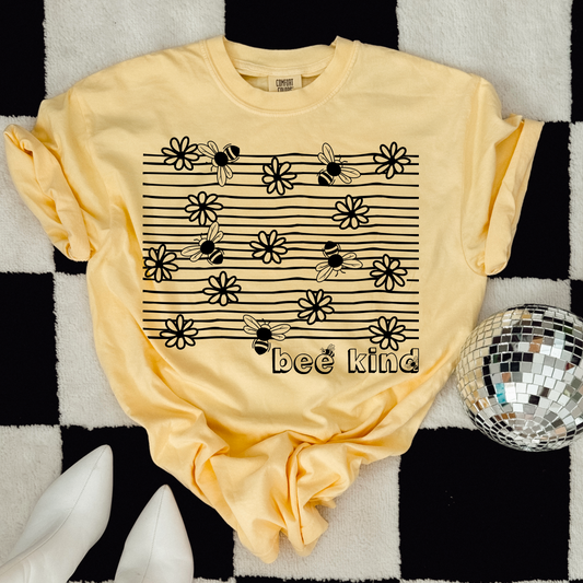 Bee Kind (with flowers)