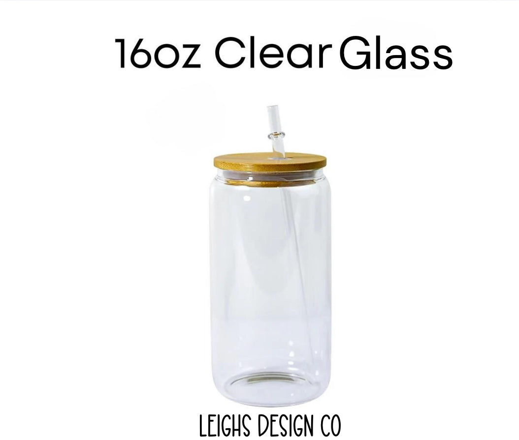 16oz Glass Cup