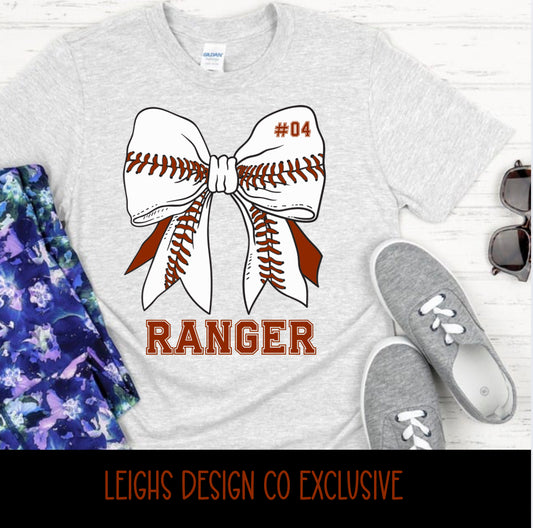 Custom Baseball Bows -EXCLUSIVE