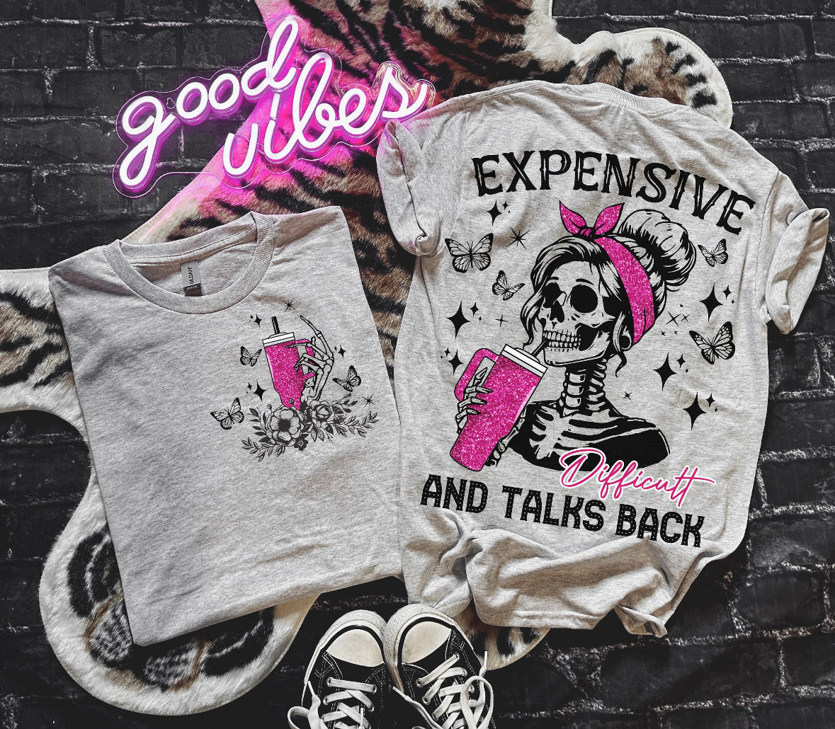 Expensive, difficult and talks back (pink version)