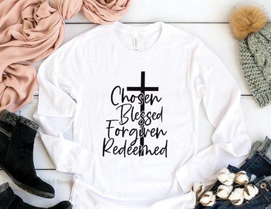 Chosen Blessed Forgiven Redeemed