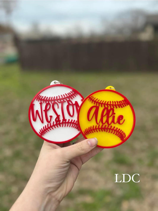 BAG TAGS / BASEBALL & SOFTBALL