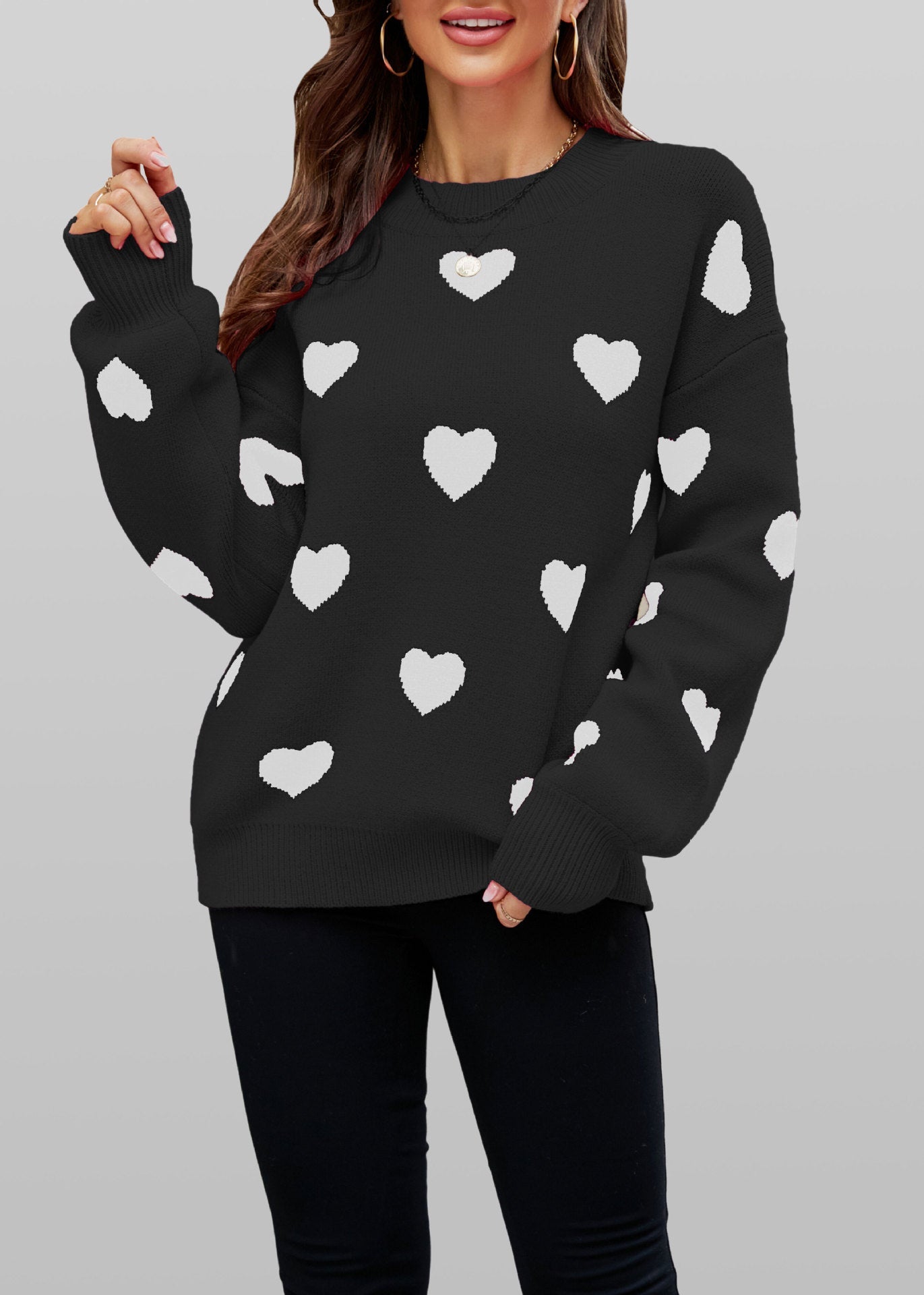 PREORDER: The Hearts All Over Sweater 12.30.24