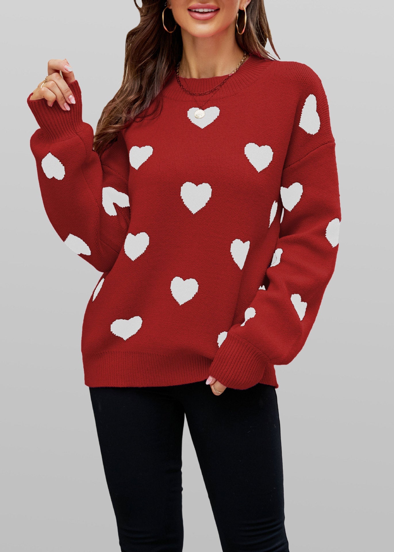 PREORDER: The Hearts All Over Sweater 12.30.24