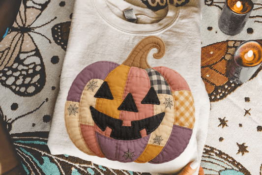 Vintage Patchwork Pumpkin