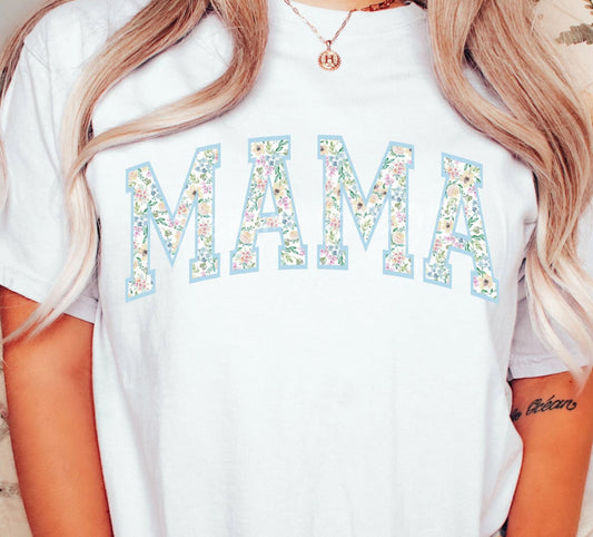 Blue Floral Mama (matching mini available)