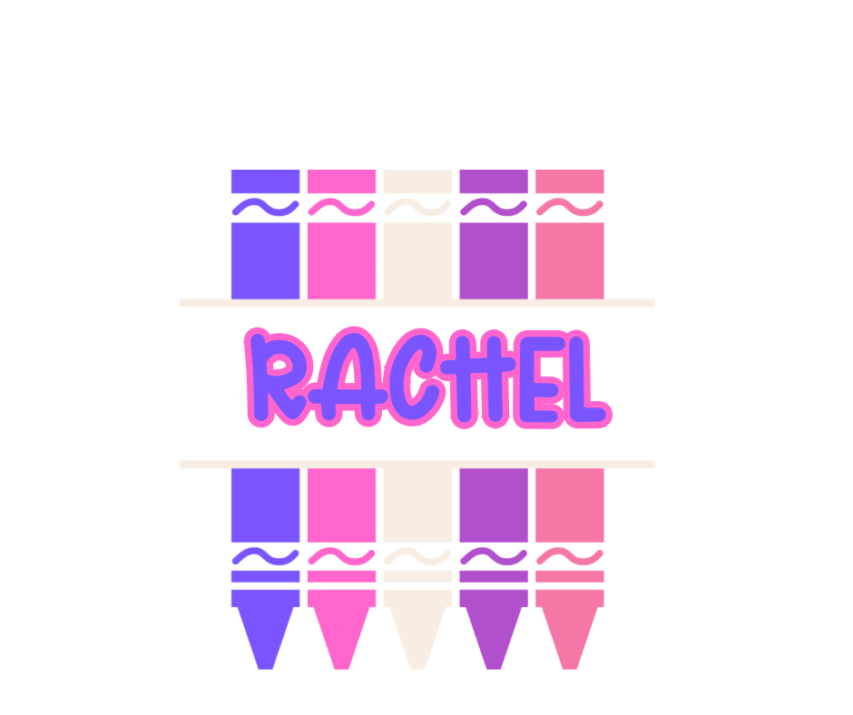 Pink Crayon Custom Name