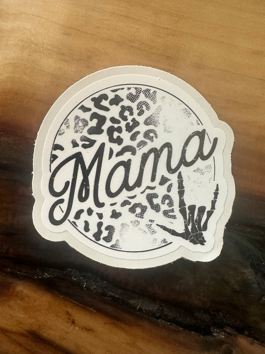 Mama Black Sticker