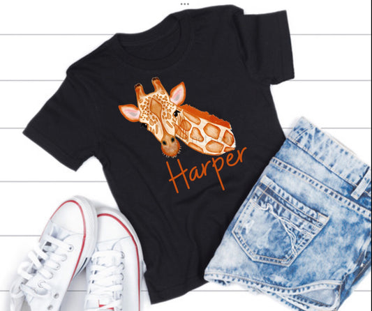 Giraffe Zoo Tee