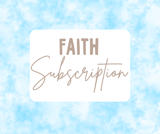 Monthly Faith Tee Subscription
